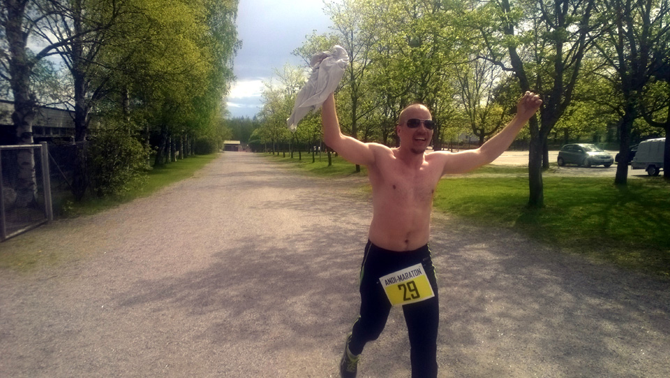 13. Andi-Maraton 24.5.2015 - PM -voittaja Sami Ilvonen
